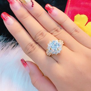 Nhẫn đính đá mã D350