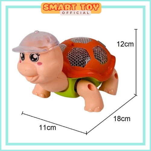 Đồ chơi con vật chó cứu hộ, rùa, sư tử chạy pin, có nhạc vui nhộn, sáng đèn kèm dây cho bé dắt đi dạo