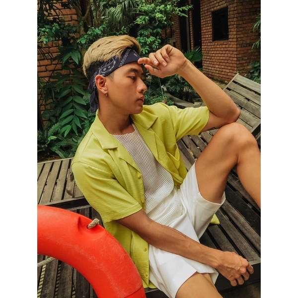 ÁO SƠ MI PIJAMA NEON