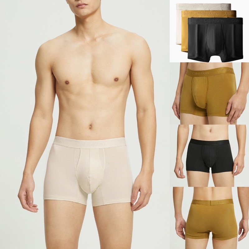 - Quần lót nam Calvin Klein Bill Mỹ Chính Hãng Men's Standards_BOX ĐEN SIÊU HẠNG_HENRY AUTHENTIC