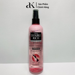 Xịt Dưỡng Tóc Double Rich chăm sóc tóc khô xơ và hư tổn 250ml