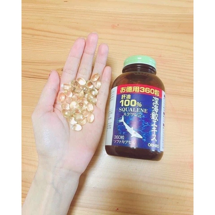 Viên sụn vi cá mập Squalene Orihio bổ xương khớp, tim mạch và mắt Nhật