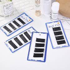 Vỉ 60 chiếc kẹp tăm màu đen tiện lợi