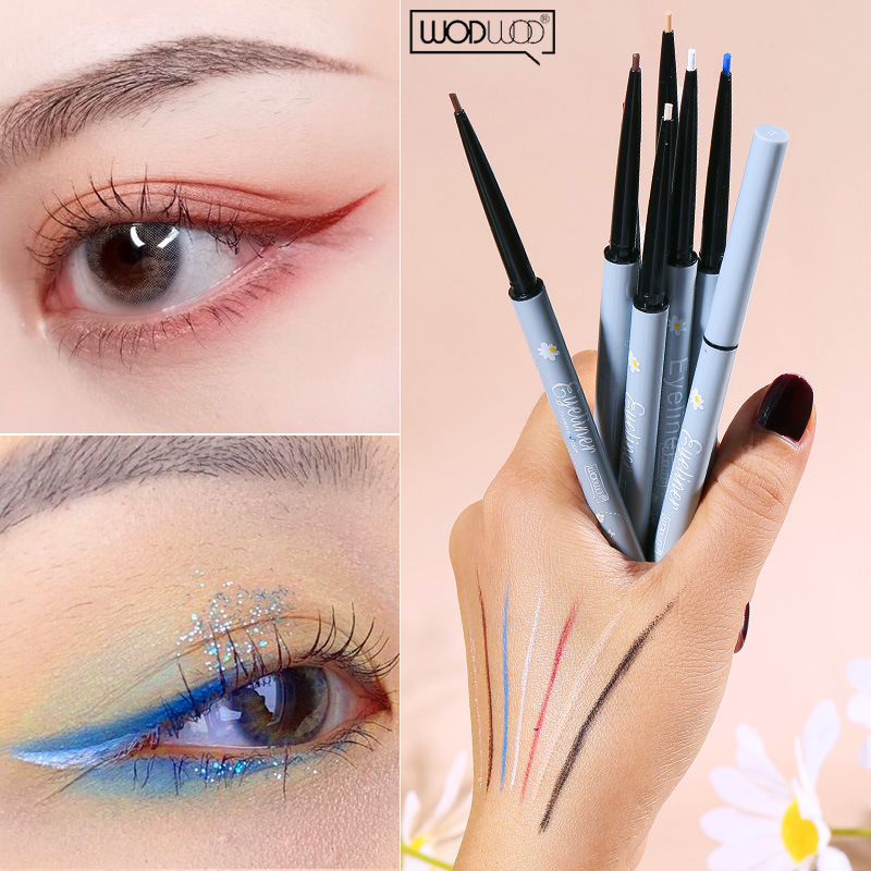 [Hàng mới về] Bút kẻ mắt Wodwod gồm 8 màu sắc tùy chọn chống thấm nước không lem màu | BigBuy360 - bigbuy360.vn