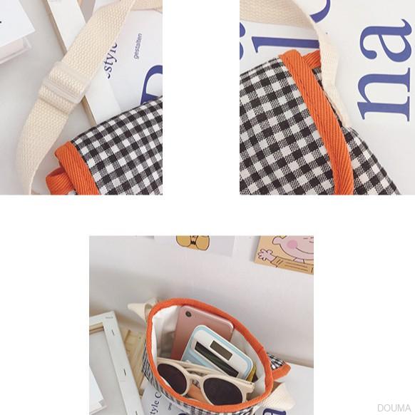 Túi Xách Dáng Vuông Màu Trơn Kiểu Hàn Quốc Đáng Yêu Hợp Thời Trang Dành Cho Bé Gái