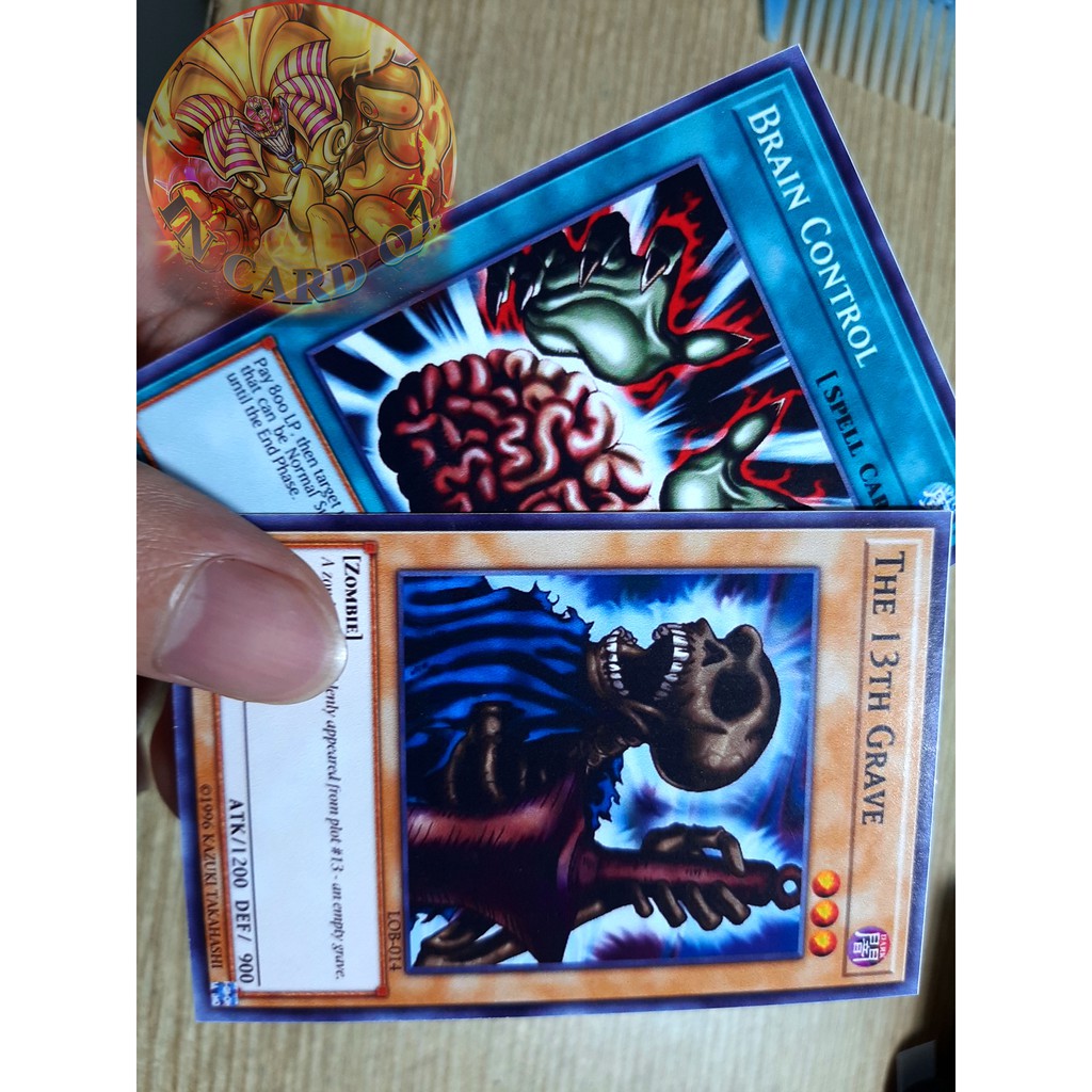 Bài in Yugioh Bản Đẹp 1 Hoặc 2 Mặt Giá rẻ