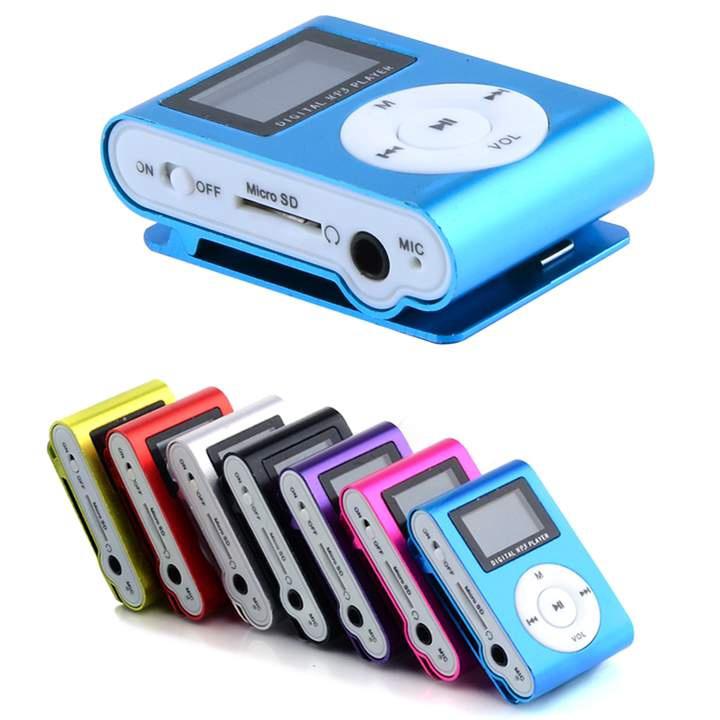 Máy nghe nhạc MP3 mini có màn hình LCD , hỗ trợ thẻ nhớ Micro TF / SD