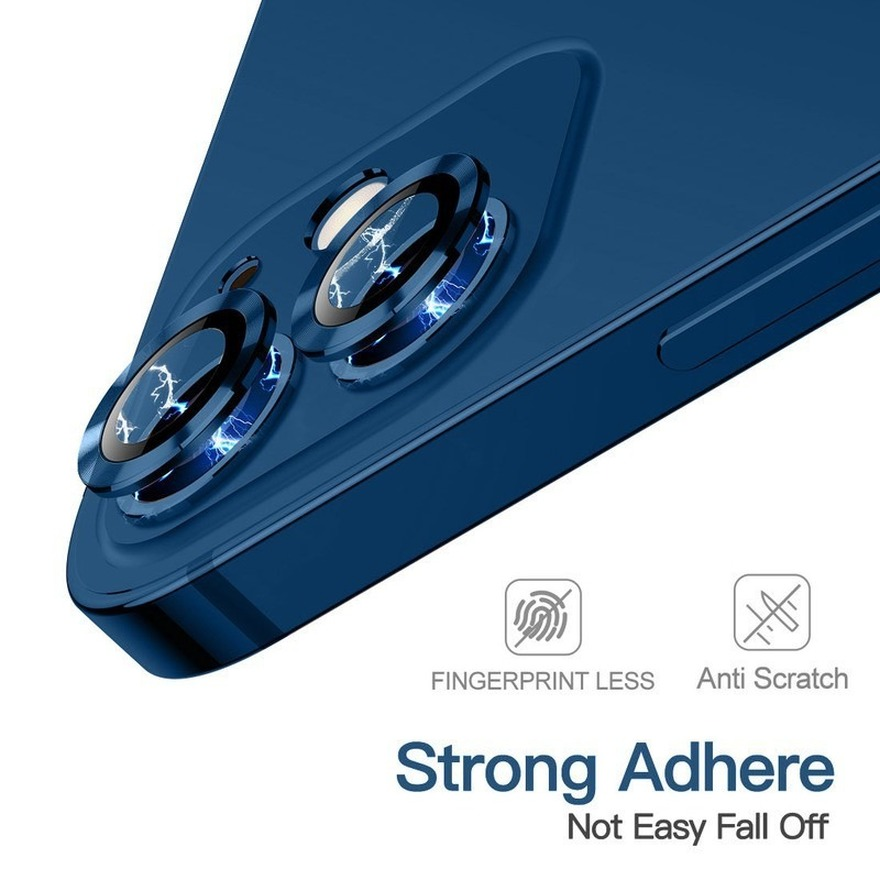 Nắp gắn camera điện thoại kính cường lực thích hợp cho iPhone 12 11 Pro Max