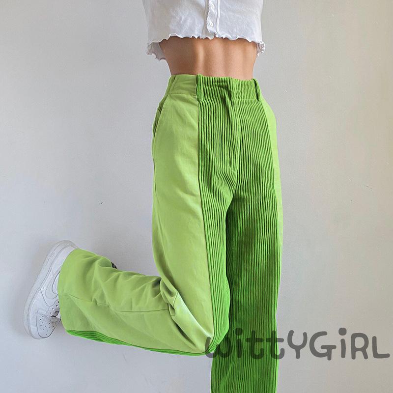 Quần Dài Nữ Lưng Cao Ống Đứng Thời Trang Hàn | BigBuy360 - bigbuy360.vn