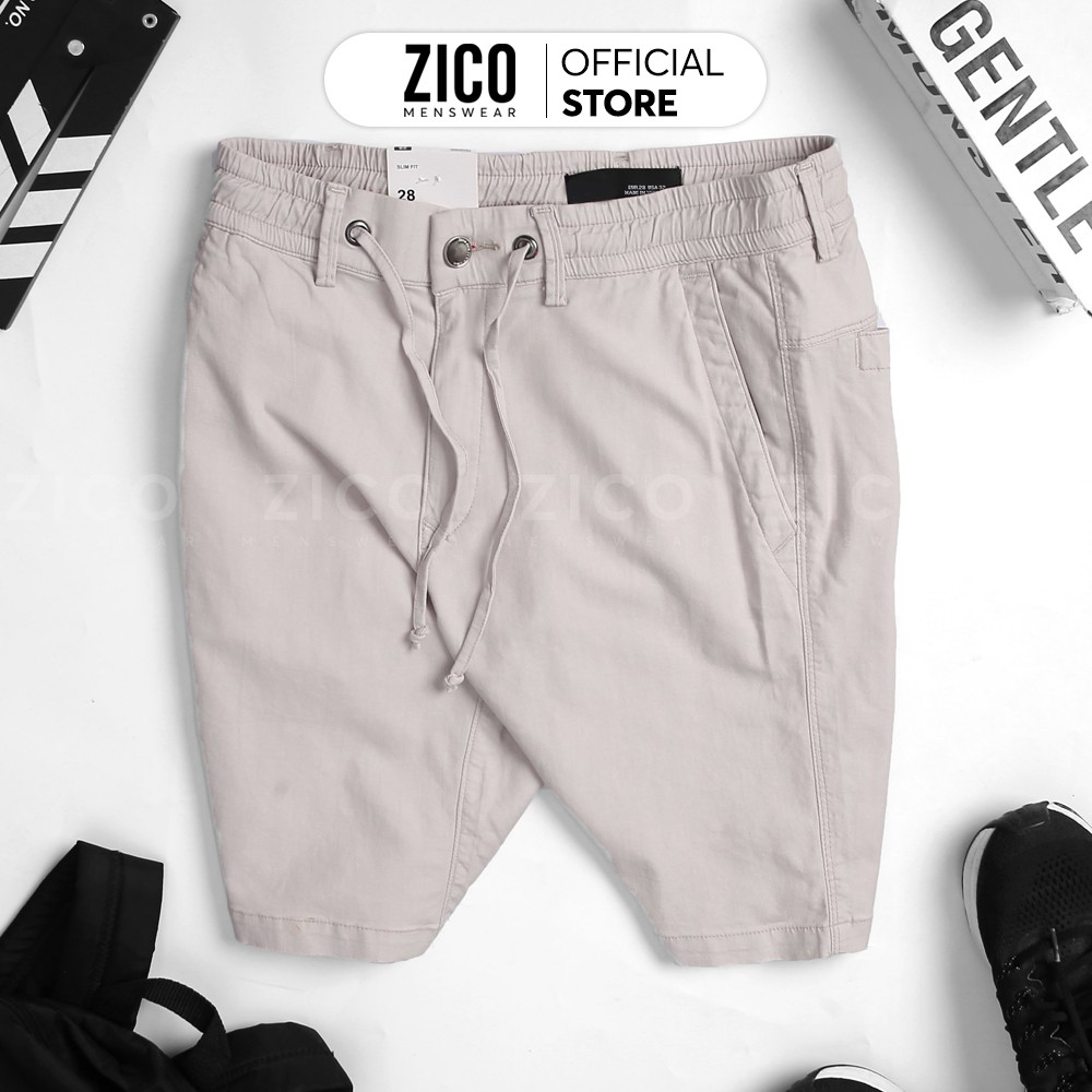 Quần short kaki nam ZICO MENSWEAR kiểu dáng trẻ trung - Chất liệu kaki cao cấp, lưng thun co dãn - ZR03