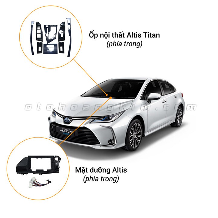 Combo phụ kiện ốp nội thất, mặt dưỡng Altis [2014-2019] - TAL141902B