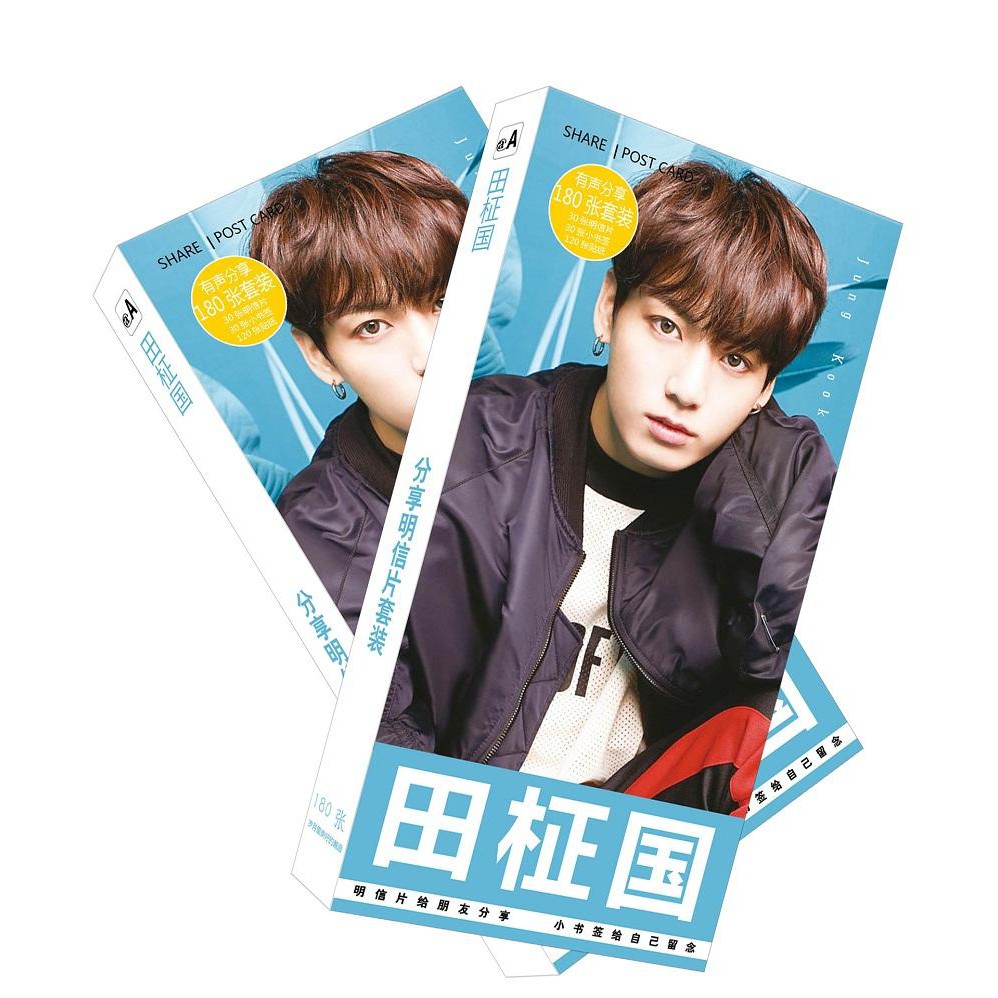 Hộp ảnh postcard JungKook  thành viên BTS Bangtan Boys