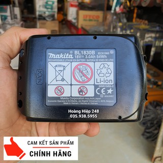 [CHÍNH HÃNG] pin makita 18v 3.0Ah