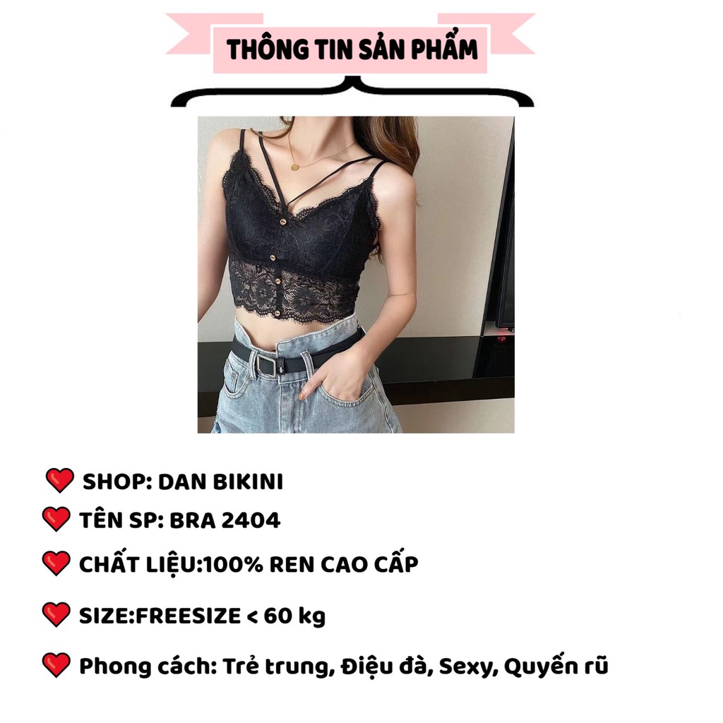 Áo Bra Nữ ren gợi cảm tôn vòng một sexy quyến rũ MÃ BRA 2404