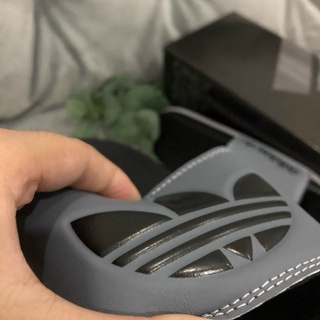 [ Hoàn tiền nếu không chất lượng ] Dép adidas nam plus bông lúa xám có video