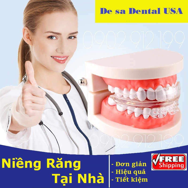 DỤNG CỤ NIỀNG RĂNG TẠI NHÀ AN TOÀN 3 GIAI ĐOẠN