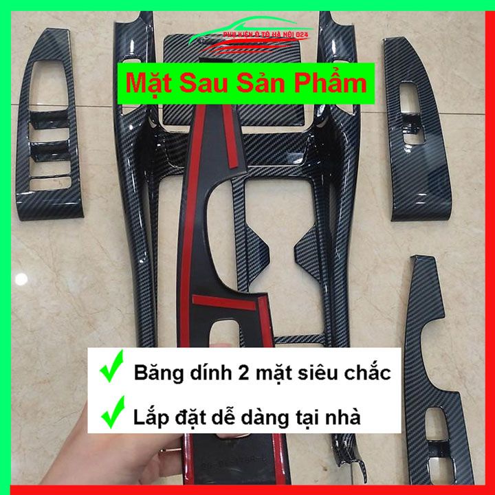 Ốp nội thất cho xe ô tô Sorento 2021 Cacbon ABS bảo vệ chống trầy xước và làm đẹp xe