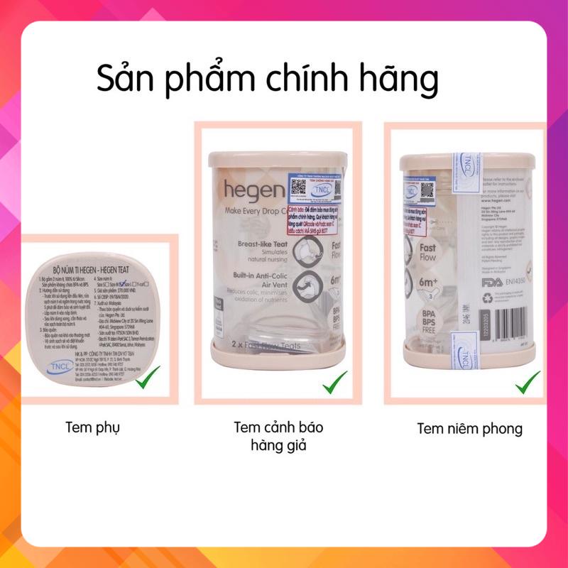 Bình sữa Hegen 60ml/150ml/ 240ml/ 330ml nh Hàng chính hãng