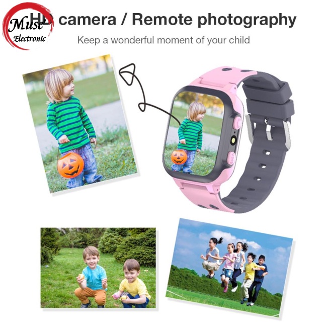 Đồng Hồ Thông Minh Q16 Ipx67 Chống Nước Có Định Vị Gps Và Đèn Cho Trẻ Em