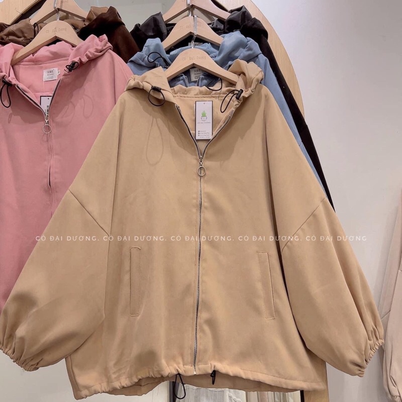 Áo khoác tăm trơn
