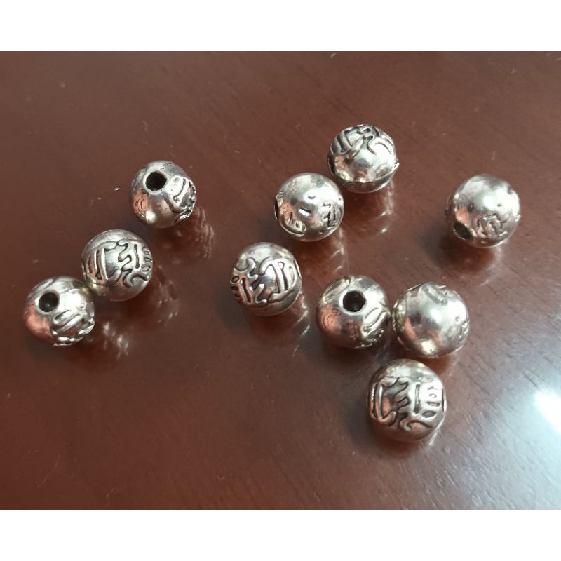 Charm bi 8li khắc chú Ommani nhà phật bình an may mắn