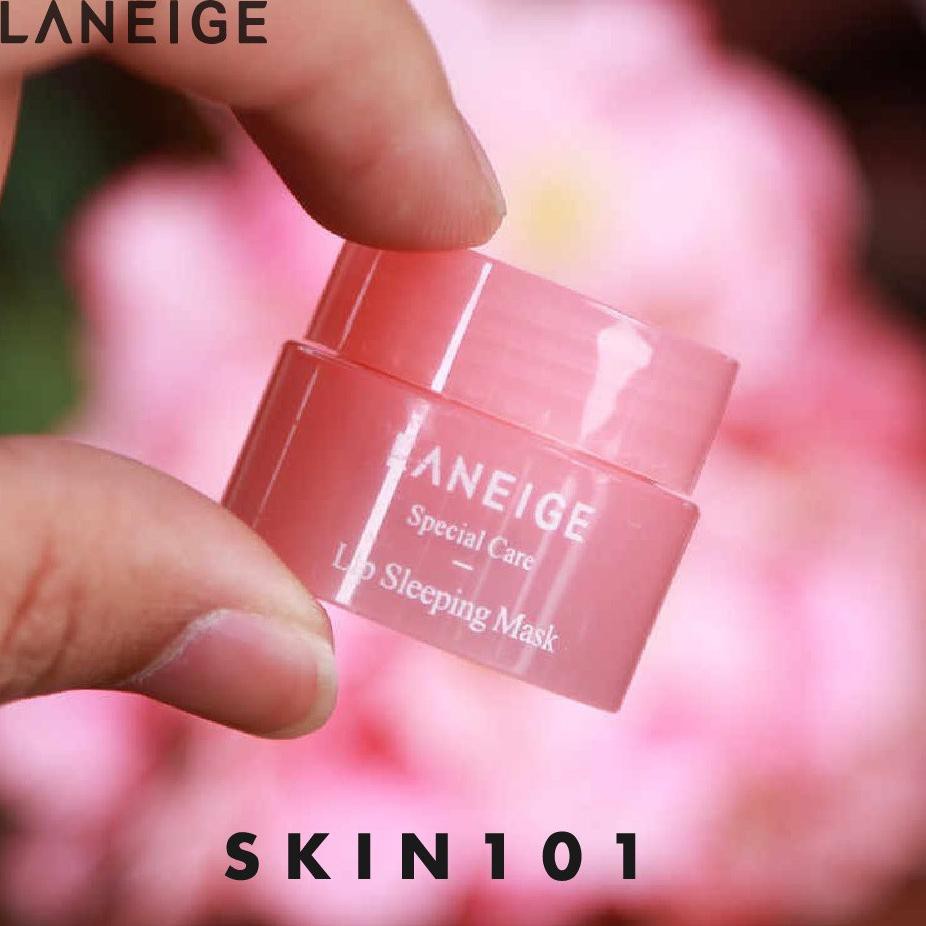 (Hàng Mới Về) Mặt Nạ Ngủ Cho Môi Laneige 3 Ngăn Tiện Dụng