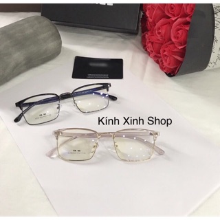 Kính gọng nửa viền Mắt vuông Basic - VNV2