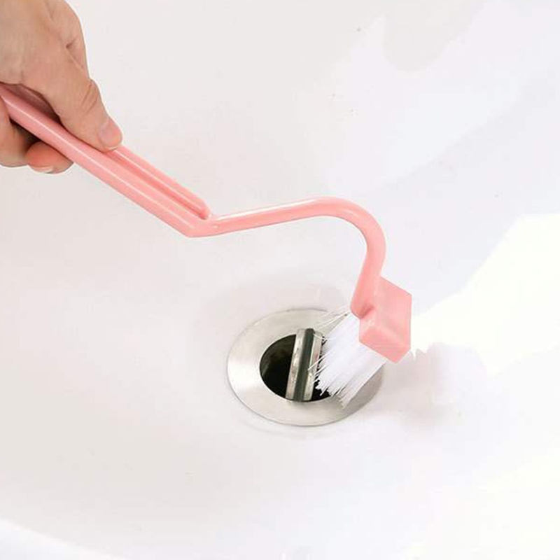 Bàn Chải Cọ Bồn Cầu Tay Cầm Dài Hình Chữ V 8 Inch Màu Xanh Dương / Xanh Lá / Hồng