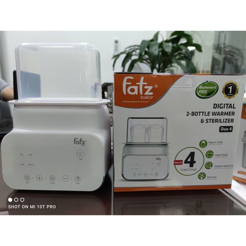 Máy Hâm Sữa Tiệt Trùng Điện Tử Fatz Baby - Duo 4 - FB3095MX