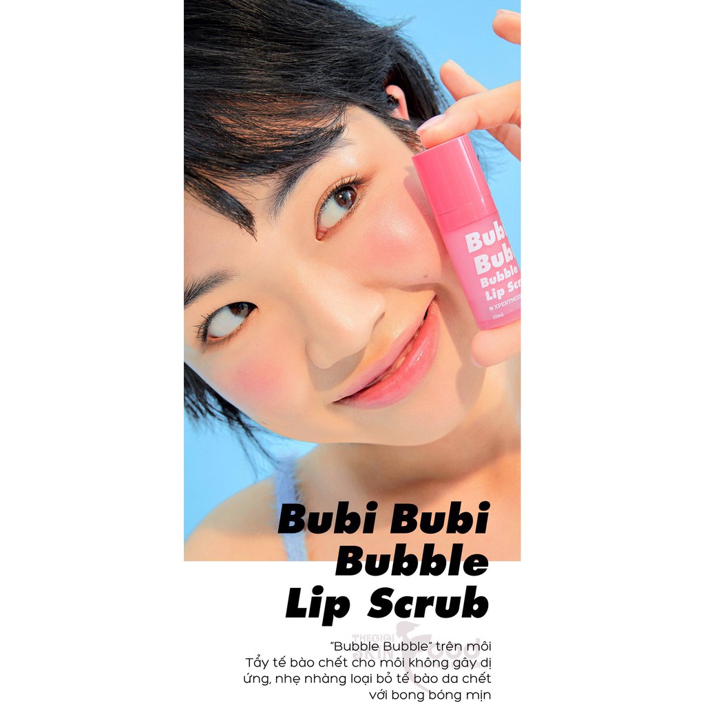 Tẩy Tế Bào Chết Sủi Bọt Cho Môi Unpa Bubi Bubi Bubble Lip Scrub 10ml | BigBuy360 - bigbuy360.vn