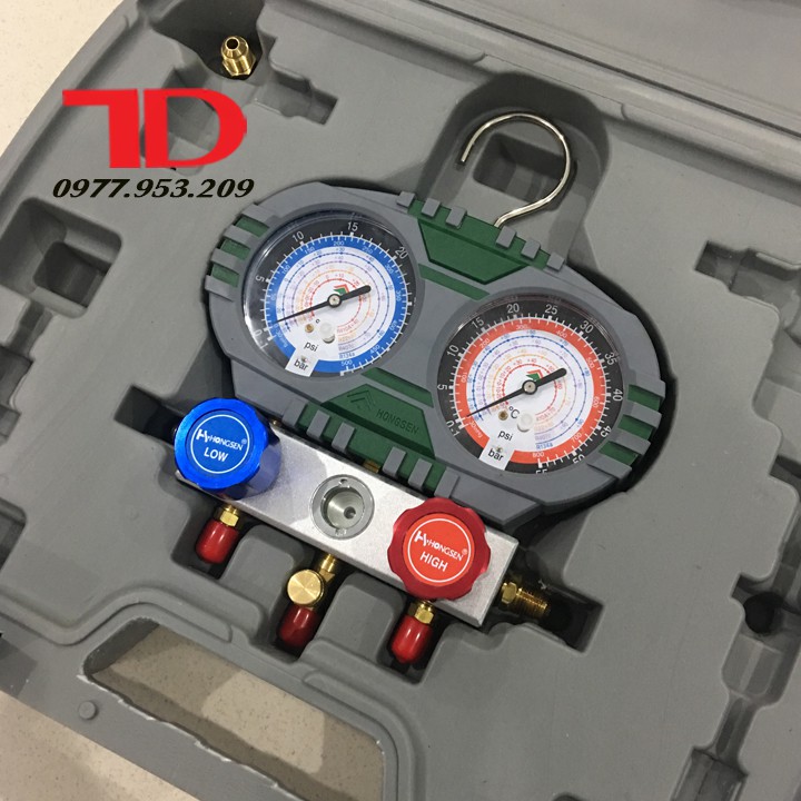 Đồng Hồ Đo GAS Đôi HONGSEN R410A
