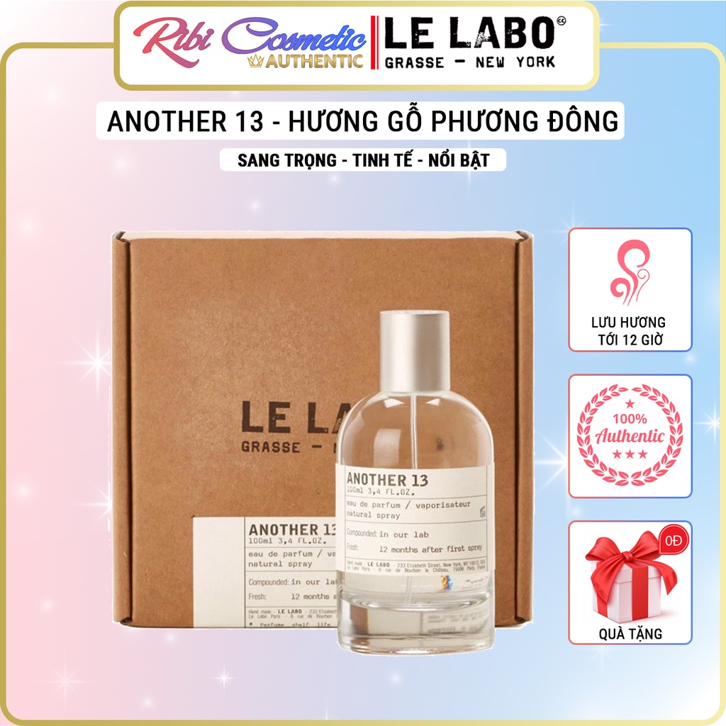 Nước hoa ʟᴇ ʟᴀʙᴏ Another 13 Hương gỗ phương đông Ribicosmetics