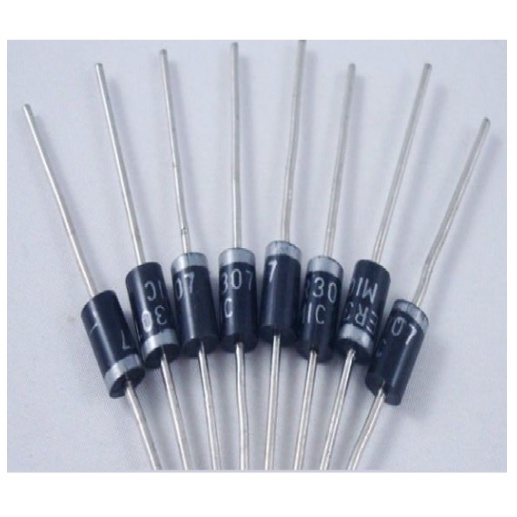 Combo 20 diot 4007,1N5408,1N4148,1N5819,1N5822,1N5825,FR107,FR207,FR307,FR507 450mA,1A,2A,3A,5A 100V 1000V 1200V
