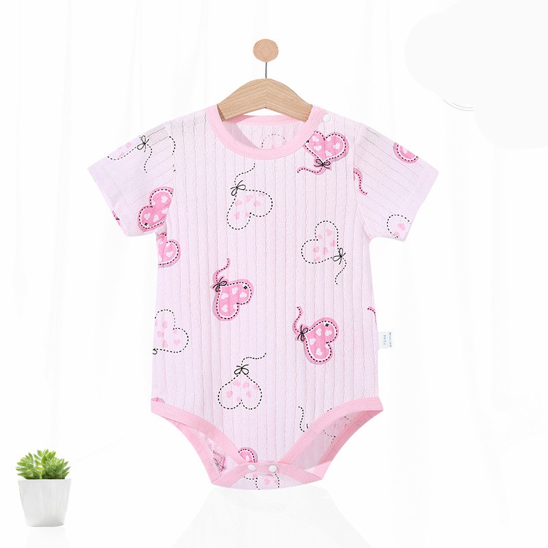 Ringkas Romper Áo Liền Quần Body Bé Gá Body Đùi Cotton Cho Bé Gái Bé Trai Bodysuit Cho Bé Trai Và Bé Gái Sơ Sinh ​Đồ Bộ Sơ SinhTừ 0-2 Tuổi