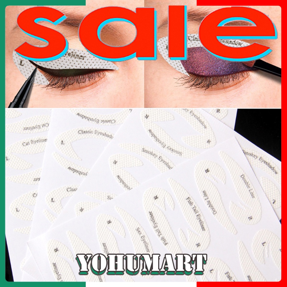 (Hàng Mới Về) Set 32 Khuôn Kẻ Mắt / Lông Mày Nhanh Chóng Tiện Dụng | BigBuy360 - bigbuy360.vn