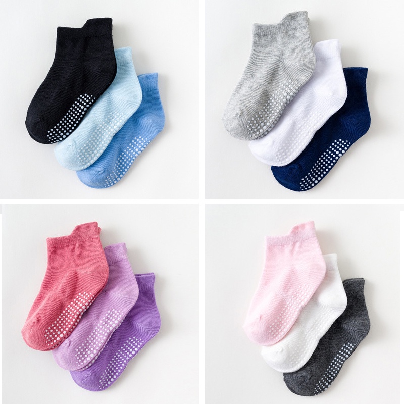 Set 6 đôi tất cotton màu sắc kẹo ngọt dành cho bé 0-6 tuổi