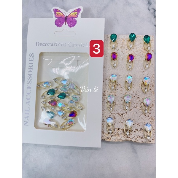phụ kiện charm nail gắn móng tay nail