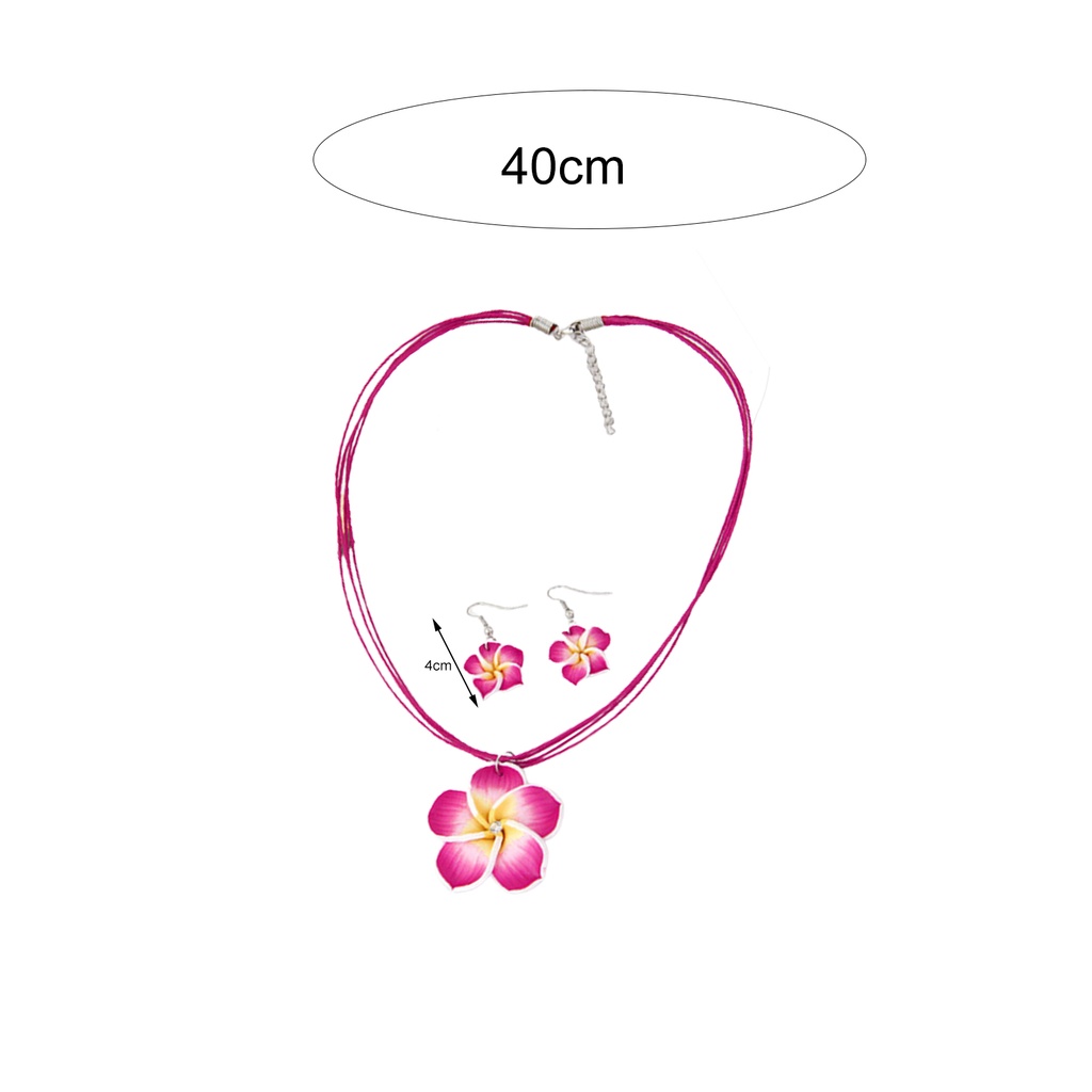 Bộ Trang Sức Hợp Kim Hình Hoa Quyến Rũ Thời Trang Dành Cho Nữ