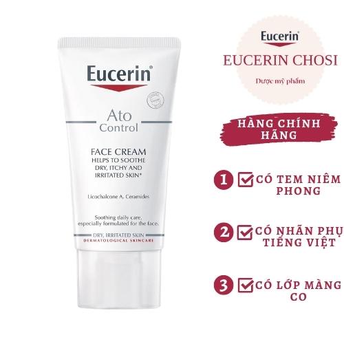 EUCERIN KEM DƯỠNG DA MẶT DÀNH CHO DA DỊ ỨNG ATO CONTROL SOOTHING CREAM 50ML