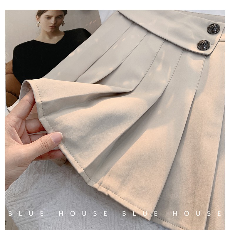 Chân Váy Xếp Ly 2 Màu Kèm Dây Xích Cá Tính Cao Cấp Freeship,Chân Váy Xòe Ngắn Lưng Cao Xu Hướng Thời Trang Của Châu Á | BigBuy360 - bigbuy360.vn