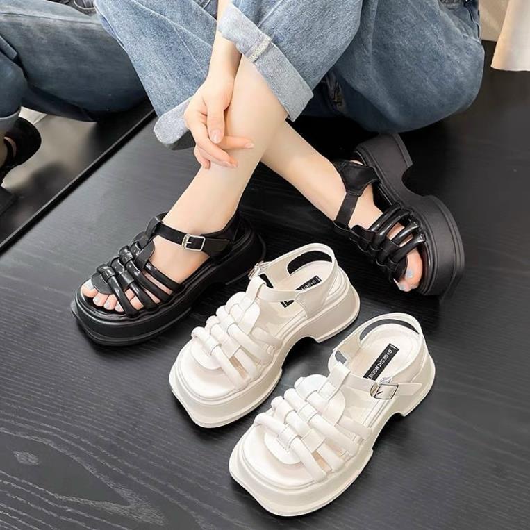 GIÀY SANDAL RỌ ĐẾ THÔ CAO 5 PHÂN HÀNG QUẢNG CHÂU