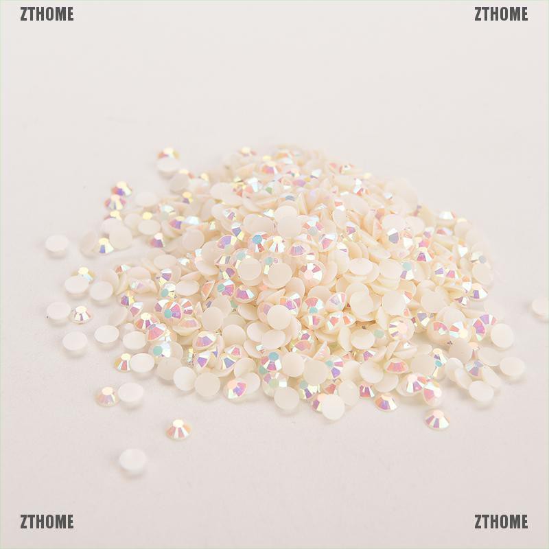 Set 1000 Hạt Pha Lê Tròn 4mm Tự Trang Trí Móng Tay