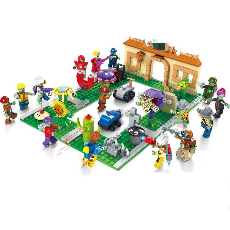 Bộ Đồ Chơi 687 Miếng Xếp Hình Plants Vs Zombies Giáo Dục Bé