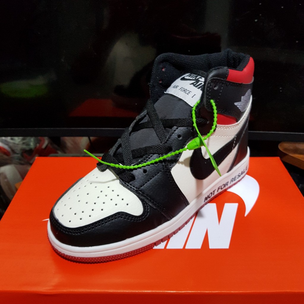 ⚡️+Quà⚡️ Giày Jordan 1 Trắng Đỏ Nam Nữ | BigBuy360 - bigbuy360.vn