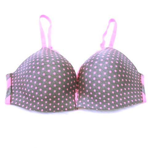 Áo ngực mút mỏng không gọng xám bi đỏ Victoria's Secret ( TH124 )