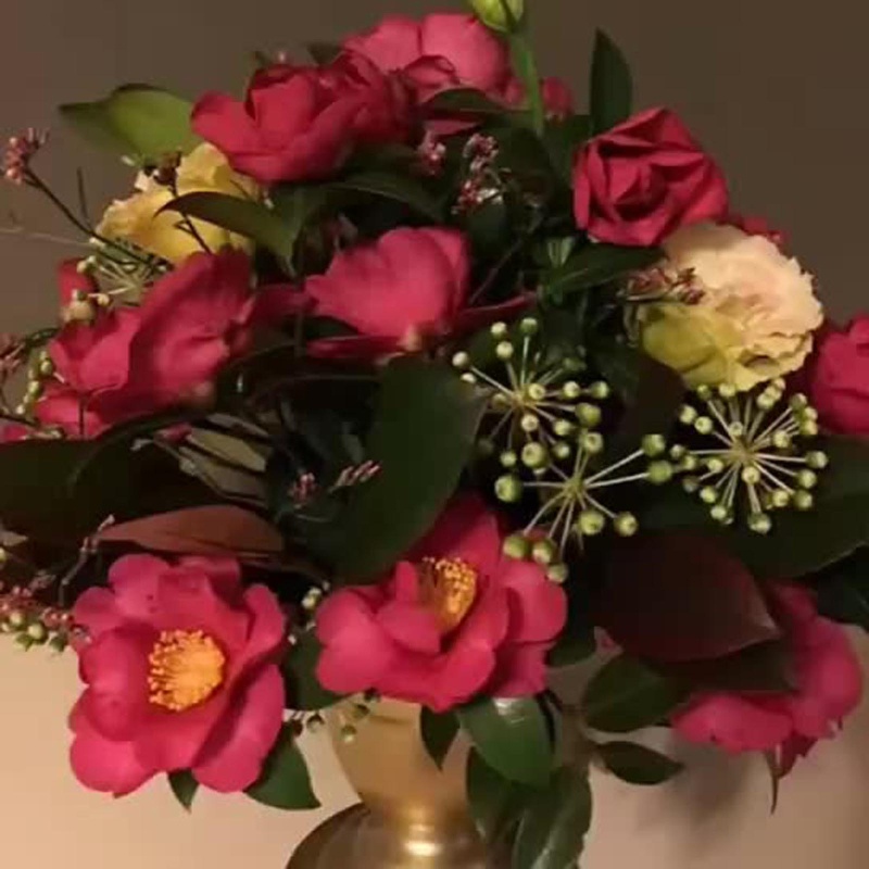 Chậu Hoa Bằng Kim Loại Phong Cách Vintage Dùng Trang Trí Nhà Cửa / Tiệc Cưới