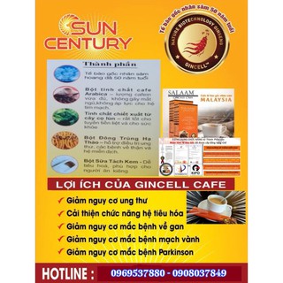 cafe tế bào gốc nhân sâm