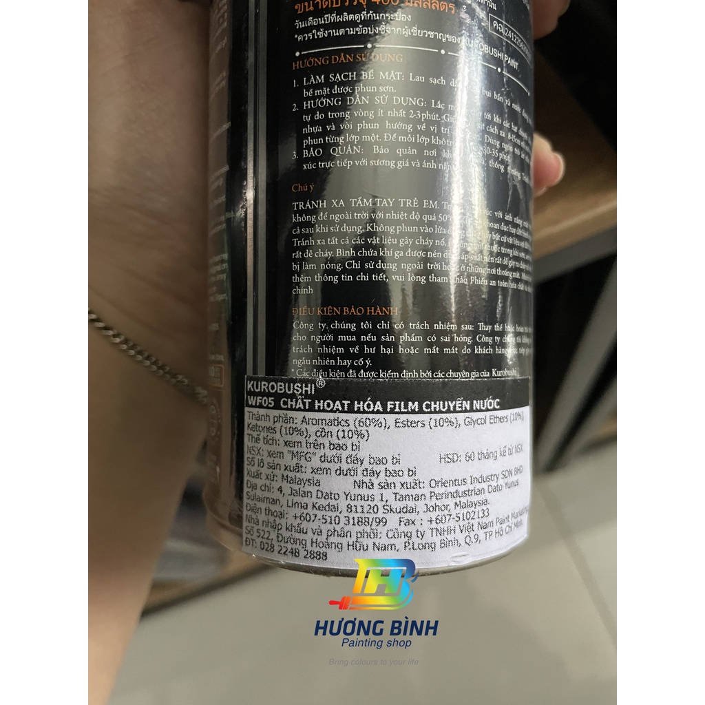 Sơn xịt hoạt hoá SAMURAI - WF05
