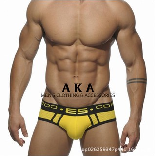 Quần lót nam ES Briefs thun đục lổ mát mịn, lưng bóng - ES Underwear