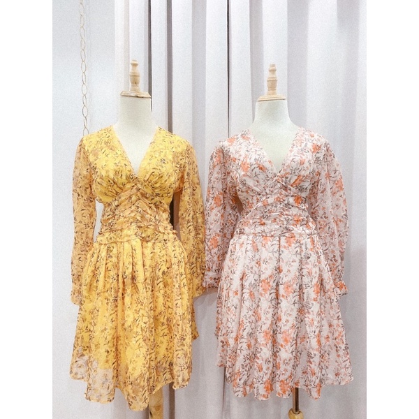 Đầm voan hoa nhí bigsize 60-90kg